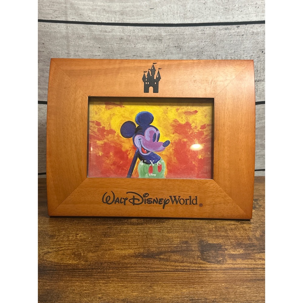 Walt Disney World Wood Picture Frame 4" x 6"